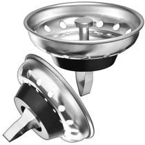 Kit 2 Unidades de Cesto e Tampa para Ralo de Pia de Cozinha Hilltop 9 cm Kit 2 Unidades de Cesto e Tampa para Ralo de Pia de Cozinha Hilltop 9 cm