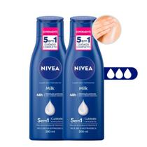 Kit 2 Unidades de Creme Corporal Hidratante Milk 200ml Nivea Kit 2 Unidades de Creme Corporal Hidratante Milk 200ml Nivea