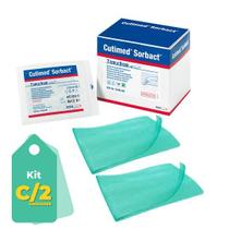 Kit 2 Unidades de Curativo Antimicrobriano Cutimed Sorbact 7x9cm - BSN Medical Kit 2 Unidades de Curativo Antimicrobriano Cutimed Sorbact 7x9cm - BSN Medical