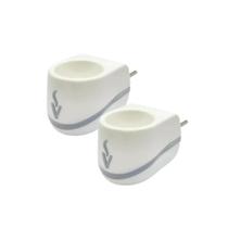 Kit 2 Unidades de Difusor Elétrico Para Ambientes Cor Branco ou Preto Para Essência