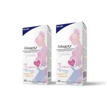 Kit 2 unidades de Folagest Gestantes C/45 Cpr cada Kit 2 unidades de Folagest Gestantes C/45 Cpr cada