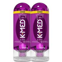 Kit 2 Unidades de Gel Lubrificante Íntimo K-MED 203g 2 em 1 Cimed Conforto Envio Imediato Kit 2 Unidades de Gel Lubrificante Íntimo K-MED 203g 2 em 1 Cimed Conforto Envio Imediato