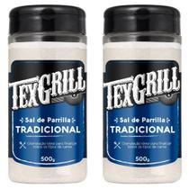 Kit 2 unidades de Sal de Parrilha Tradicional Temprero de Carne, Costelas e Assados Texgrill 500g