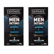 Kit 2 Unidades Depilacao Masculina Men Intimo - Depimiel