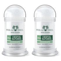 Kit 2 Unidades Desodorante Perlas Prill - Cristal Natural 60g
