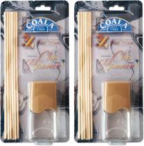 Kit 2 Unidades Difusor de Aromas Chá Branco 100ml Coala Essências. Aprovado Por Quem Usaa