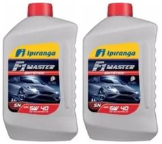 Kit 2 unidades do oleo 5w40 sintetico Ipiranga 1 Litro