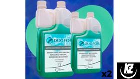 Kit 2 unidades duofor syntec- desinfetante bactericida limpeza higiene