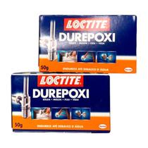 Kit 2 Unidades Durepoxi Adesivo Massa 50G Solda Fixa Veda