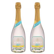 Kit 2 Unidades Espumante Aurora Zero Álcool Garrafa 750ml