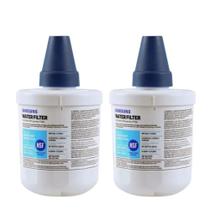 Kit 2 unidades Filtro Interno Geladeira Refrigerador Samsung Side-by-Side Aqua-pure Plus Hafin2/Exp Hafin2