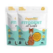 Kit 2 Unidades Fitodent Cat Snacks 40g - Organnact