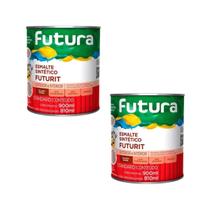 Kit 2 unidades - futura esmalte futurit platina 900 ml Kit 2 unidades - futura esmalte futurit platina 900 ml