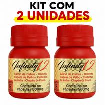 Kit 2 Unidades Infinity 12 500mg 12 Cápsulas Suplemento Alimentar Kit 2 Unidades Infinity 12 500mg 12 Cápsulas Suplemento Alimentar