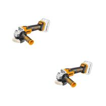 Kit 2 unidades - ingco esmerilhadeira angular brushless 4.1/2" a bateria 20v (com 2 baterias)