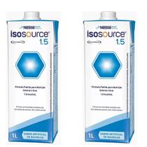 Kit 2 Unidades Isosource 1.5 Cal 1l Sem Sabor Nestlé Novo