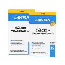 Kit 2 Unidades Lavitan Cálcio + Vitamina D 600mg 60 Comprimidos - Cimed