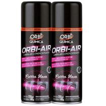 Kit 2 Unidades Limpa Ar Condicionado Orbi Air Spray Higienizador 200ml Automotivo Carro