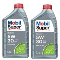 Kit 2 unidades Lubrificante 5W30 sintético API SP ILSAC GF6A Mobil 1Litro