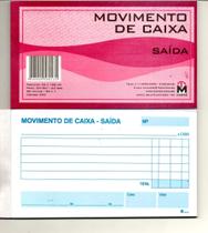 Kit 2 UNIDADES-Movimento de Caixa saida- MARSE-50 fls Kit 2 UNIDADES-Movimento de Caixa saida- MARSE-50 fls
