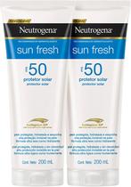 Kit 2 unidades Neutrogena Sun Fresh FPS 50 200ml