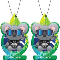 Kit 2 Unidades Odorizante Auto Folhinha 10g Carro Novo Coala Kit 2 Unidades Odorizante Auto Folhinha 10g Carro Novo Coala