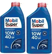 Kit 2 unidades Oleo 10w40 SL Semisintetico Mobil 1 Litro