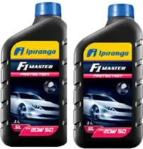 Kit 2 unidades Oleo 20w50 Ipiranga 1 Litro