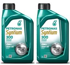 kit 2 unidades oleo 20w50 Petronas Syntium 300 1 Litro
