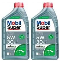 Kit 2 unidades Oleo 5w30 SP Certificacao Dexos Mobil 1 Litro