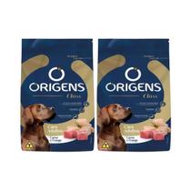 Kit 2 unidades - origens class ração cães adulto carne/frango 15kg Kit 2 unidades - origens class ração cães adulto carne/frango 15kg