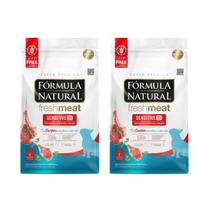 Kit 2 Unidades - Ração Natural Fresh Meat Sensitive Cães 1kg