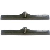 Kit 2 Unidades RODO 40cm Borracha Dupla Para Limpeza SEM CABO Para Pisos Com Rosca Plástico Para Banheiro Pátio Kit 2 Unidades RODO 40cm Borracha Dupla Para Limpeza SEM CABO Para Pisos Com Rosca Plástico Para Banheiro Pátio