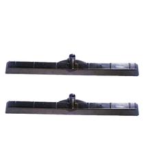 Kit 2 Unidades RODO 60cm Borracha Dupla Para Limpeza SEM CABO Para Pisos Com Rosca Plástico Para Casa Cozinha Banheiro Kit 2 Unidades RODO 60cm Borracha Dupla Para Limpeza SEM CABO Para Pisos Com Rosca Plástico Para Casa Cozinha Banheiro