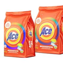 Kit 2 Unidades Sabão em Pó Ace 800 Gramas Cada Kit 2 Unidades Sabão em Pó Ace 800 Gramas Cada
