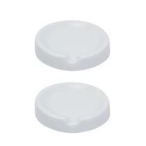 Kit 2 unidades Salva Leite em Porcelana Branca