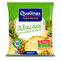 Kit 2 Unidades Suco em Pó Refresco 1Kg Qualimax Faz até 10 Litros - Food Service Adoçado / Vitamina C Sabor:Abacaxi