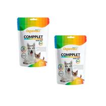 Kit 2 Unidades Suplemento Vitamínico para Cães e Gatos Compplet Mix Pet A-Z 120g - Organnact