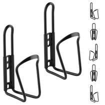 Kit 2 Unidades Suportes Pretos Porta Garrafa Para Bike Bicicleta Passeio Estrada Trilha