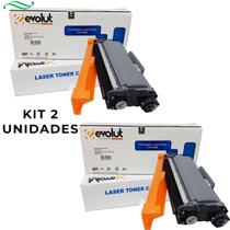 kit 2 Unidades Toner Compatível Brother TN660 Tn2340 Para Dcp-l2520 L2520d L2520dw Dcp-l2540dw L2540 - Evolut