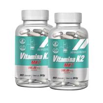 Kit 2 Unidades Vitamina K2 (MK7 149,06mcg) - 60 Cápsulas - Health Labs