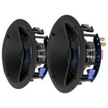 Kit 2 unidades WaveOne Win120 Caixas de Som de Embutir Angulada Tela Slim Quadrada 6,5 120w