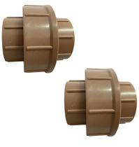 Kit 2 uniões para motobombas e filtro encaixe 50 mm