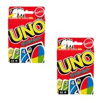 Kit 2 Uno Jogo De Cartas Baralho Mattel Original Família