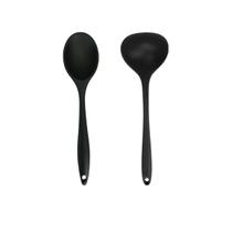 Kit 2 Utensílios De Cozinha Silicone Premium Colher Concha Kit 2 Utensílios De Cozinha Silicone Premium Colher Concha