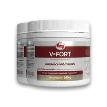 Kit 2 V Fort Pré Treino Vitafor 240g Frutas Vermelhas