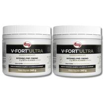 KIT 2 V-Fort Ultra limão pote 240g Vitafor