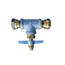 Kit 2 Válvula P13 Para Botijão Tee Engate Rápido