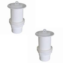 Kit 2 Válvulas Brancas para Tanque Universal DR 1.1/4 Autosserviço Kit 2 Válvulas Brancas para Tanque Universal DR 1.1/4 Autosserviço