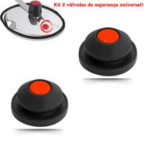 Kit 2 Válvulas Selo De Segurança Para Panela De Pressão, Serve Em Várias Marcas Nigro, Panelux, Clock